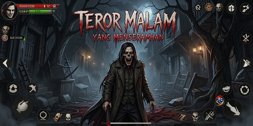 Screenshot gameplay menampilkan momen menegangkan di 55RP.