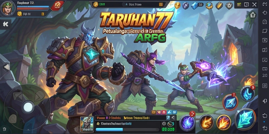 Tampilan gameplay yang memukau dari TARUHAN77 di dunia ARPG.