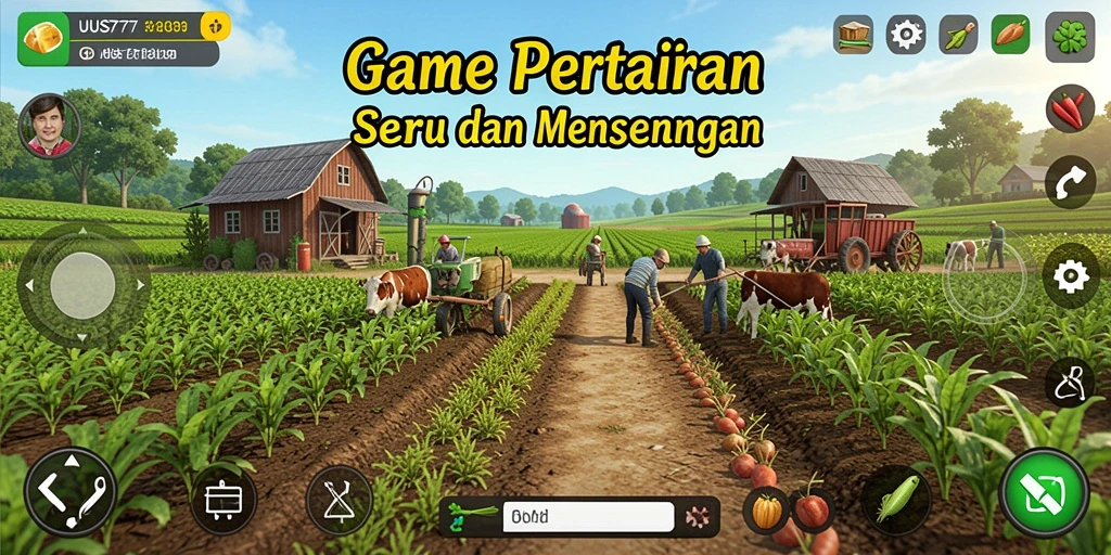 Gameplay seru di UUS777 dengan berbagai aktivitas pertanian.
